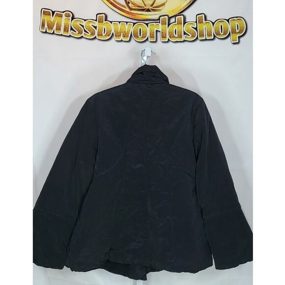 Jones New York Black Winter Coat with Zipper and Side Pockets Size XL - Picture 2 of 8